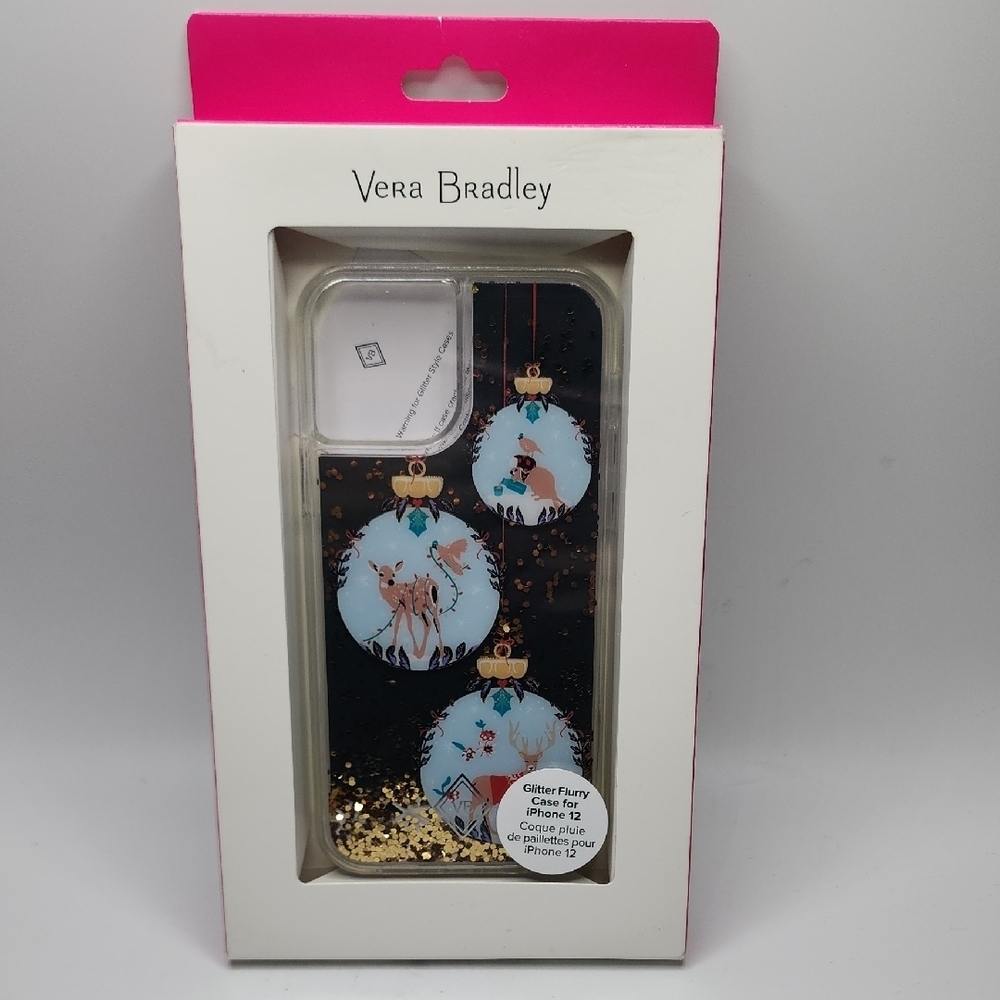Vera Bradley Glitter Furry iPhone 12 Case